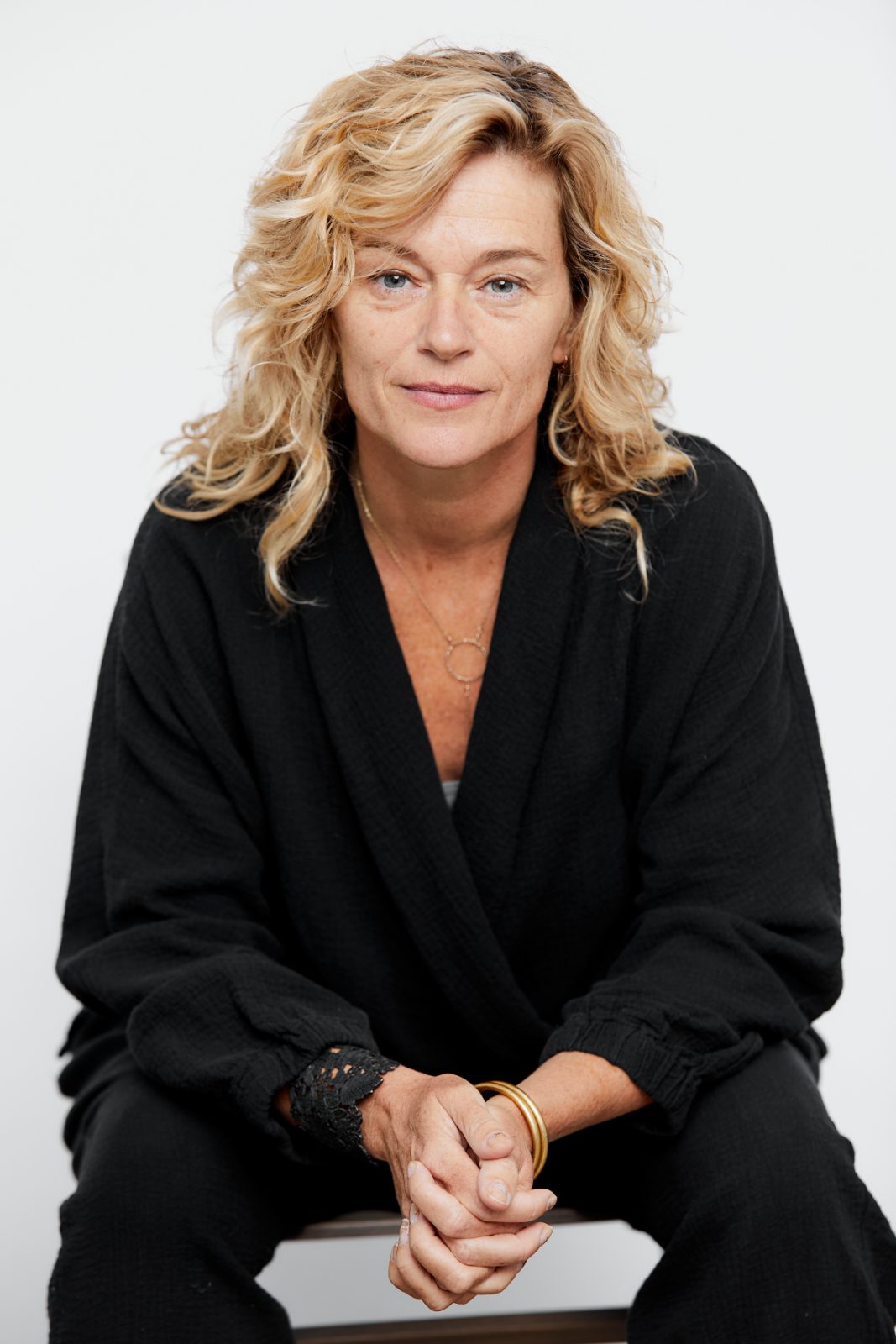 Jo Kelly, seated and at rest